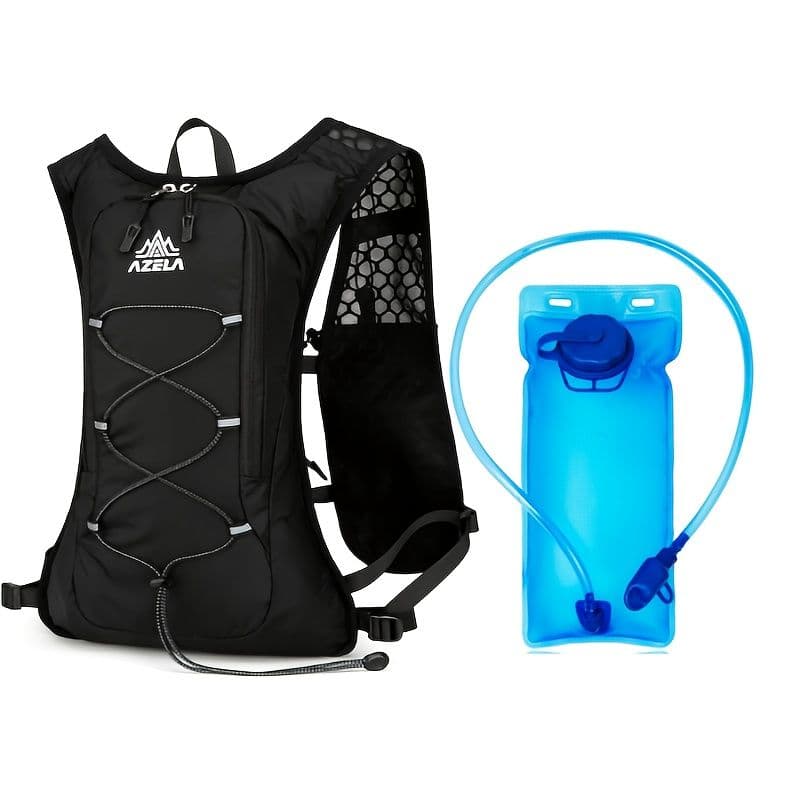2-piece set (backpack + water bag) New outdoor sports water bag backpack, lightweight design, independent water bag compartment, hiking back