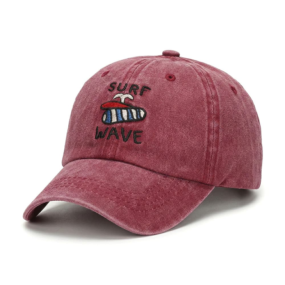 The Airplane English Letter Embroidered, Washed And Aged Retro Baseball Cap Is Suitable For Daily Outdoor Use On The Street