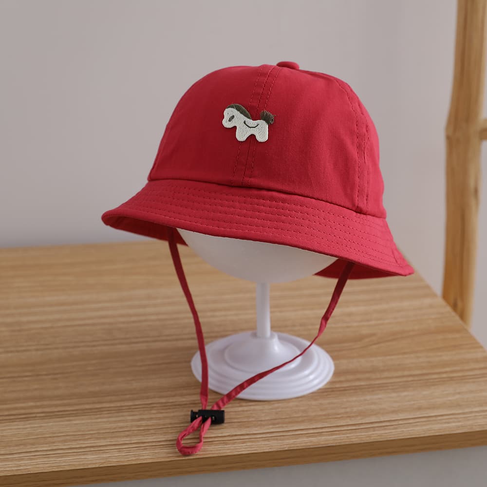 New Summer Boys And Girls' Cartoon Sun Hat - Cute Little Horse Children's Fisherman Hat - Multiple Colors Available - Sweet Princess Baby Bo