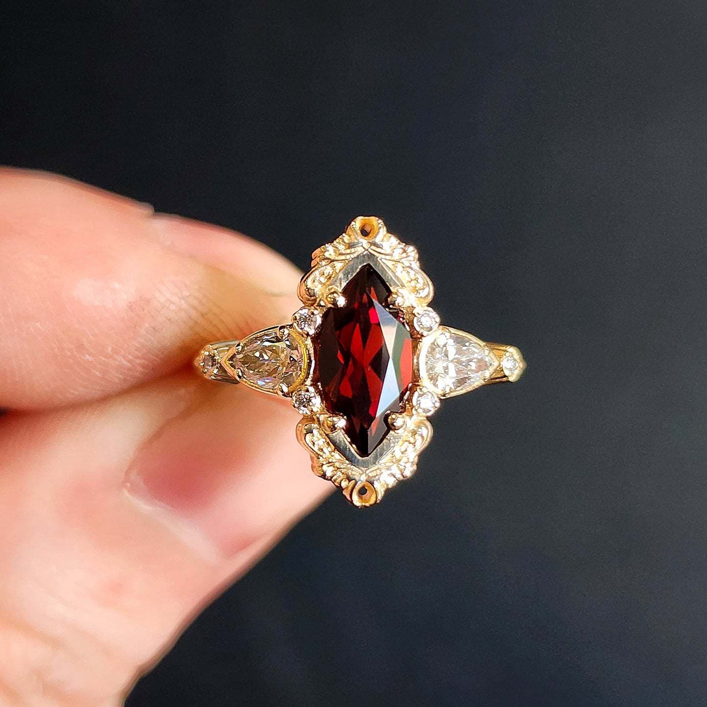 European And American Ruby Ring For Women