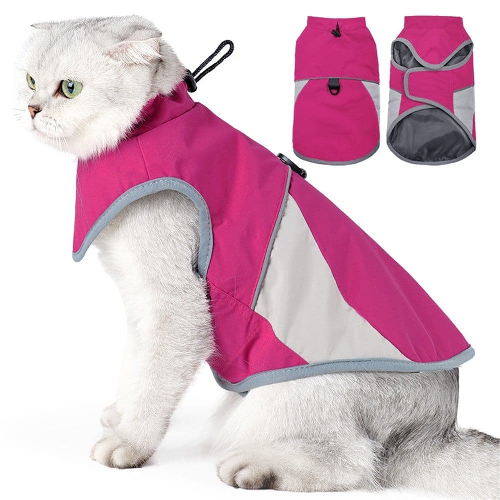 Dog/cat Jacket Outdoor Indoor Activities Waterproof Windproof Reflective Dog Cold Weather Winter Coat Vest Autumn Pet Apparel For Small Medi