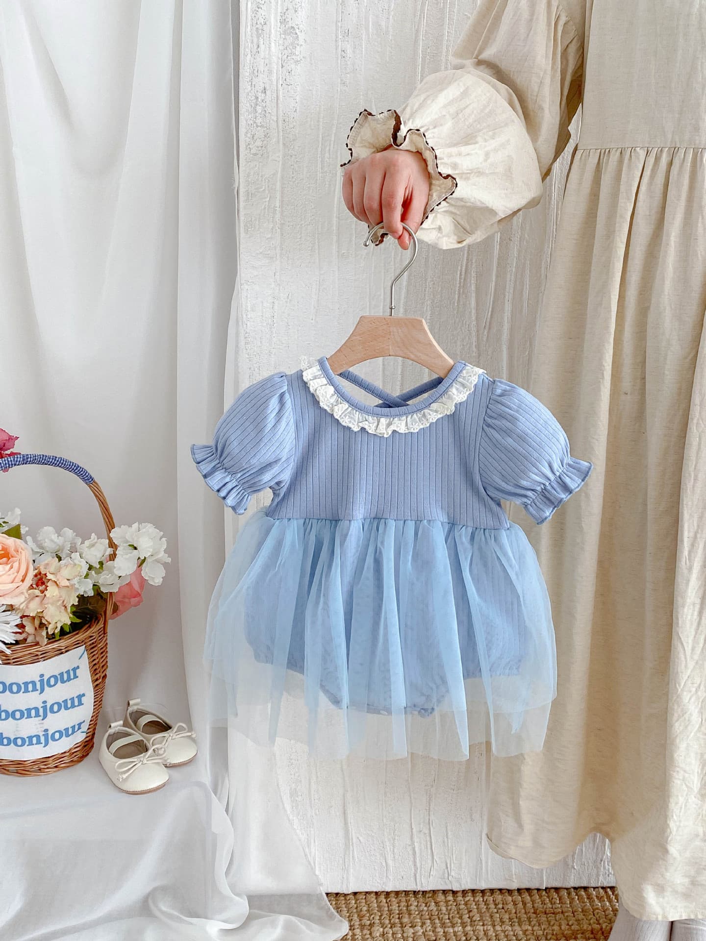 Baby Princess Dress Summer Infant Clothing Baby Romper Dress Girls' Summer Outfit Super Cute One — alternate view