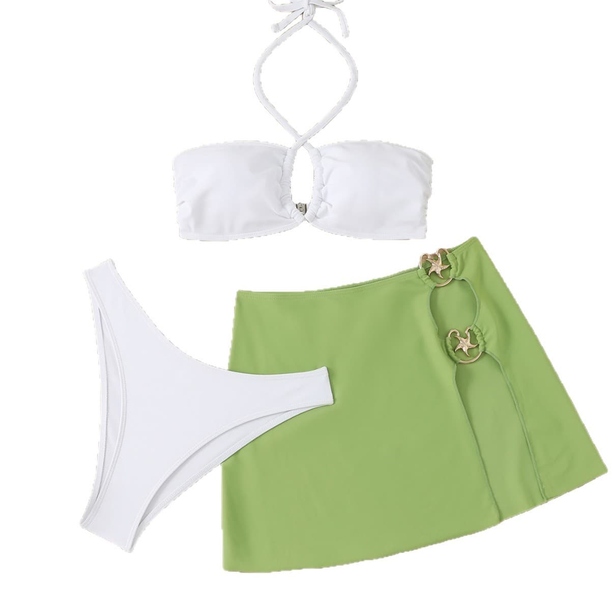 Belly Covered Bikini Set