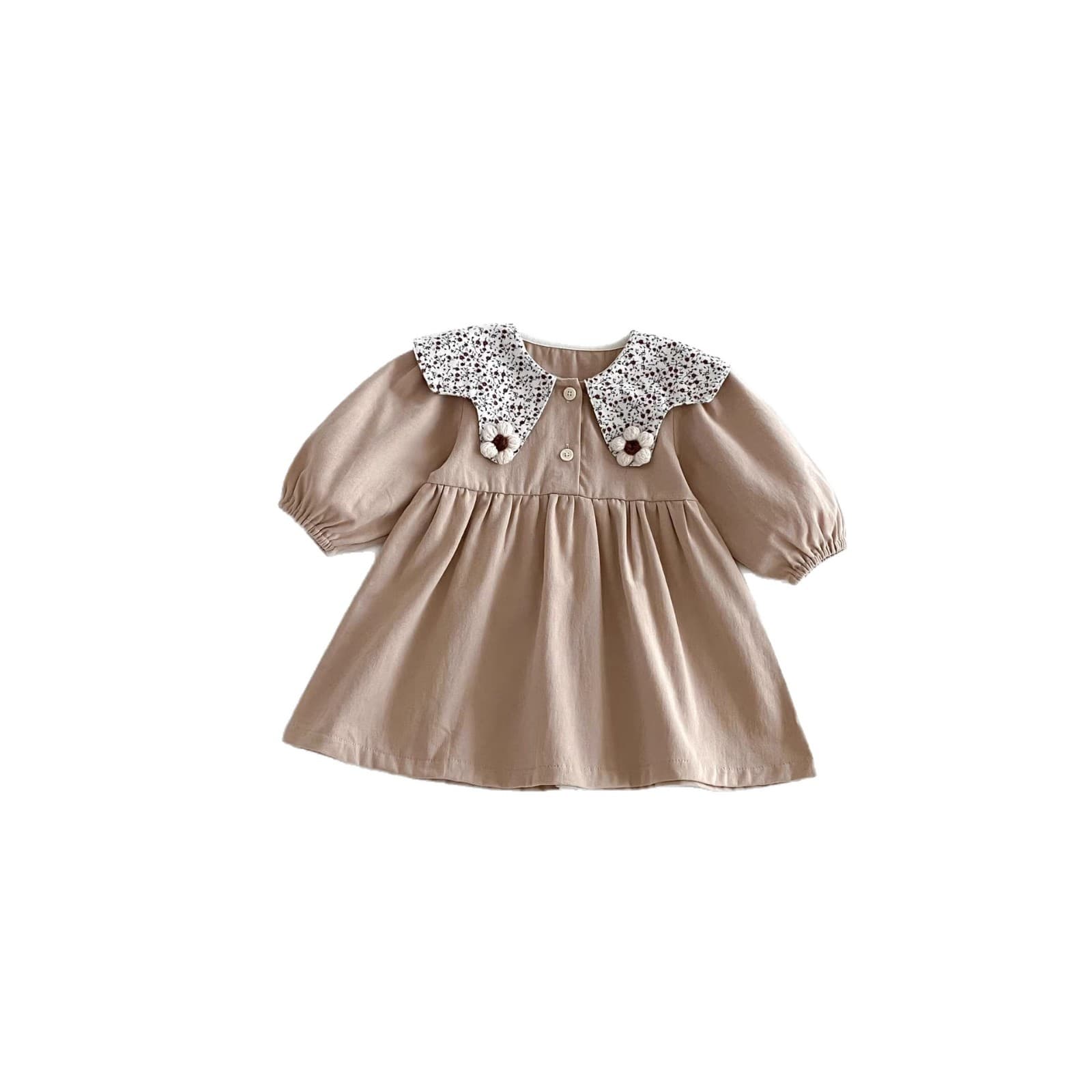 Dress Vintage Style Long Sleeve Princess Dress For Girls Fashionable Children's Dress — alternate view