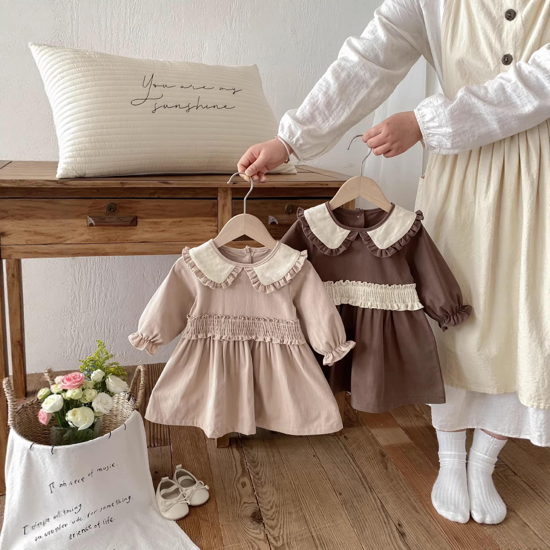 Baby Clothes Spring Autumn Knit Dress For Girls, New Autumn Fashion Long Sleeve Outfit