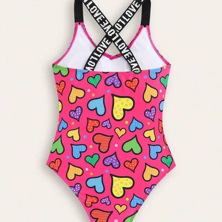 Cute Children's Swimsuit For Kids, Girls Bikini Beach One