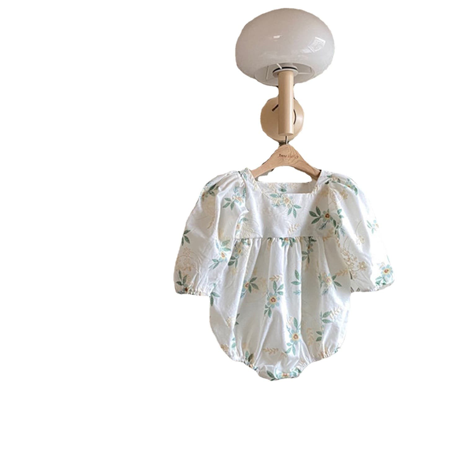 Baby Autumn Jacquard Romper Spring Infant Bodysuit Girl's Overall Clothes — alternate view