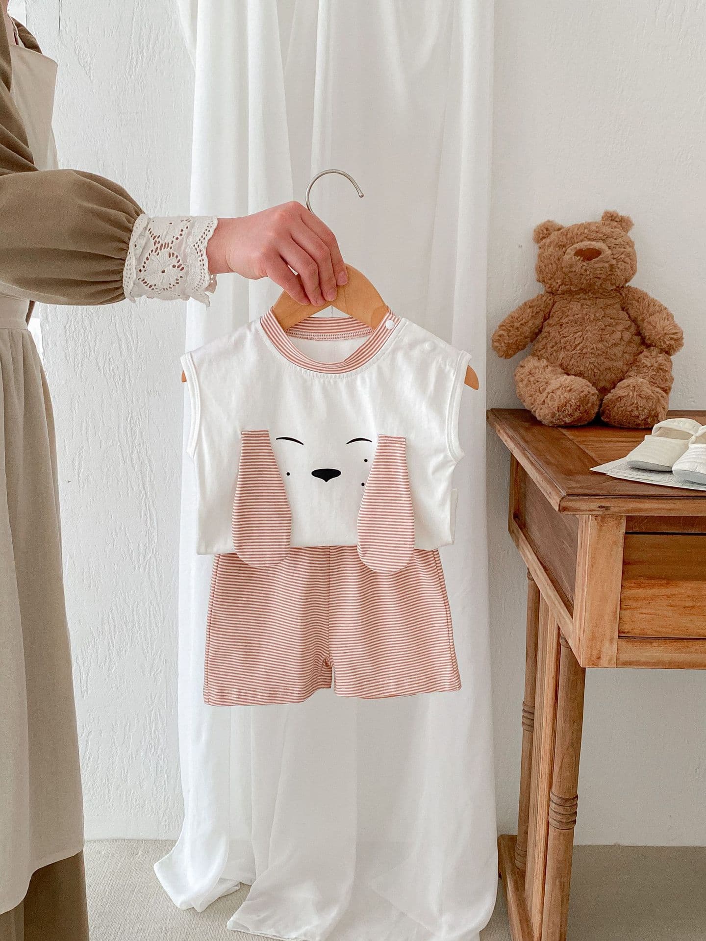 Baby Summer Outfit New Style Cute Cartoon Romper Lightweight Summer Baby Onesie For Girls And Boys — alternate view