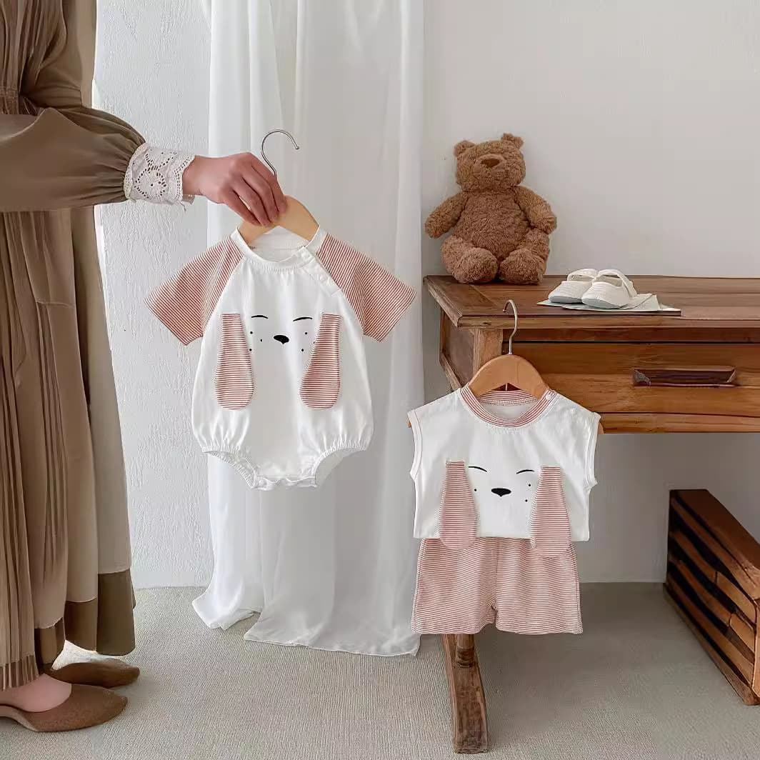 Baby Summer Outfit New Style Cute Cartoon Romper Lightweight Summer Baby Onesie For Girls And Boys