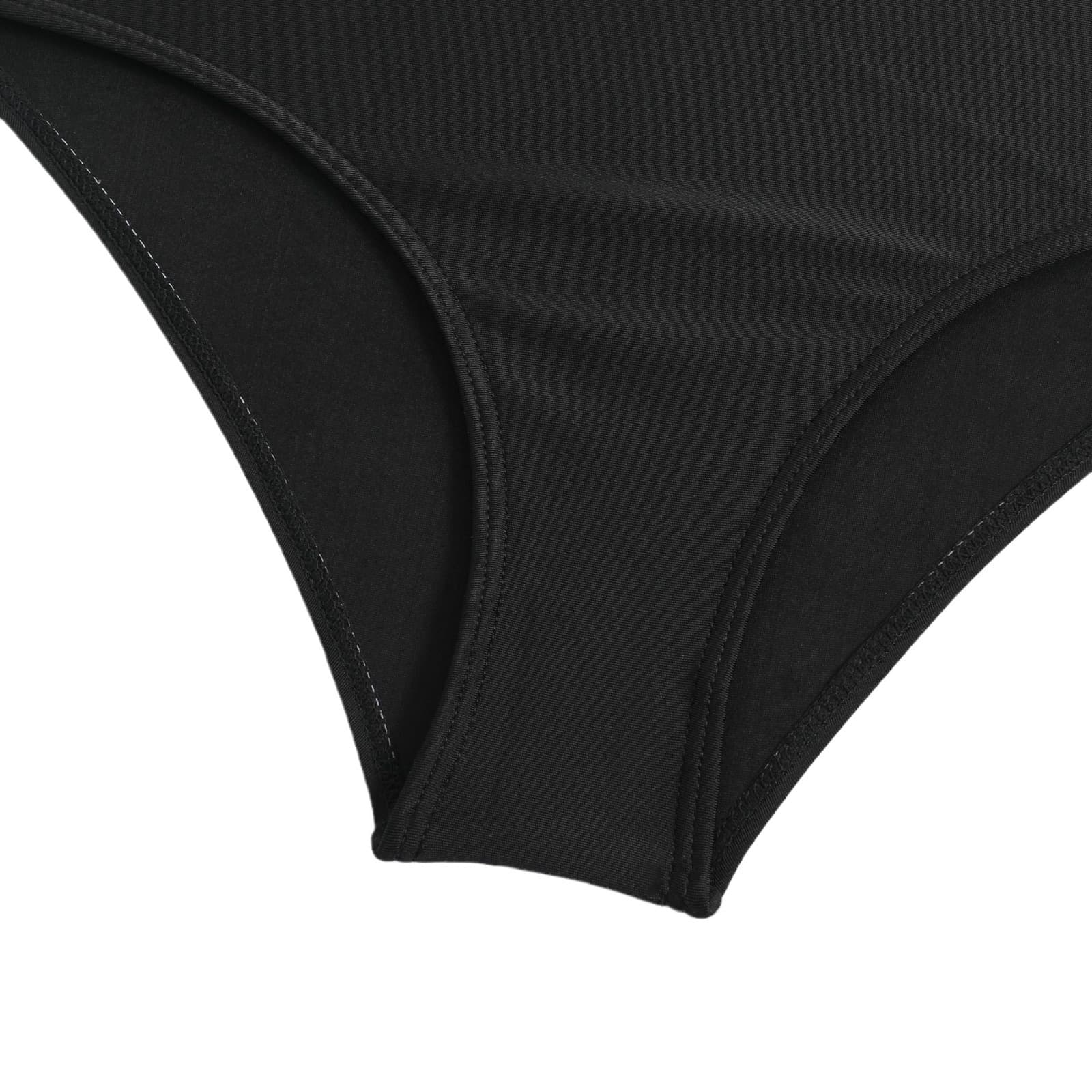 Factory New Split Leaf Print Stripe Bikini Women's Swimwear In Stock — alternate view